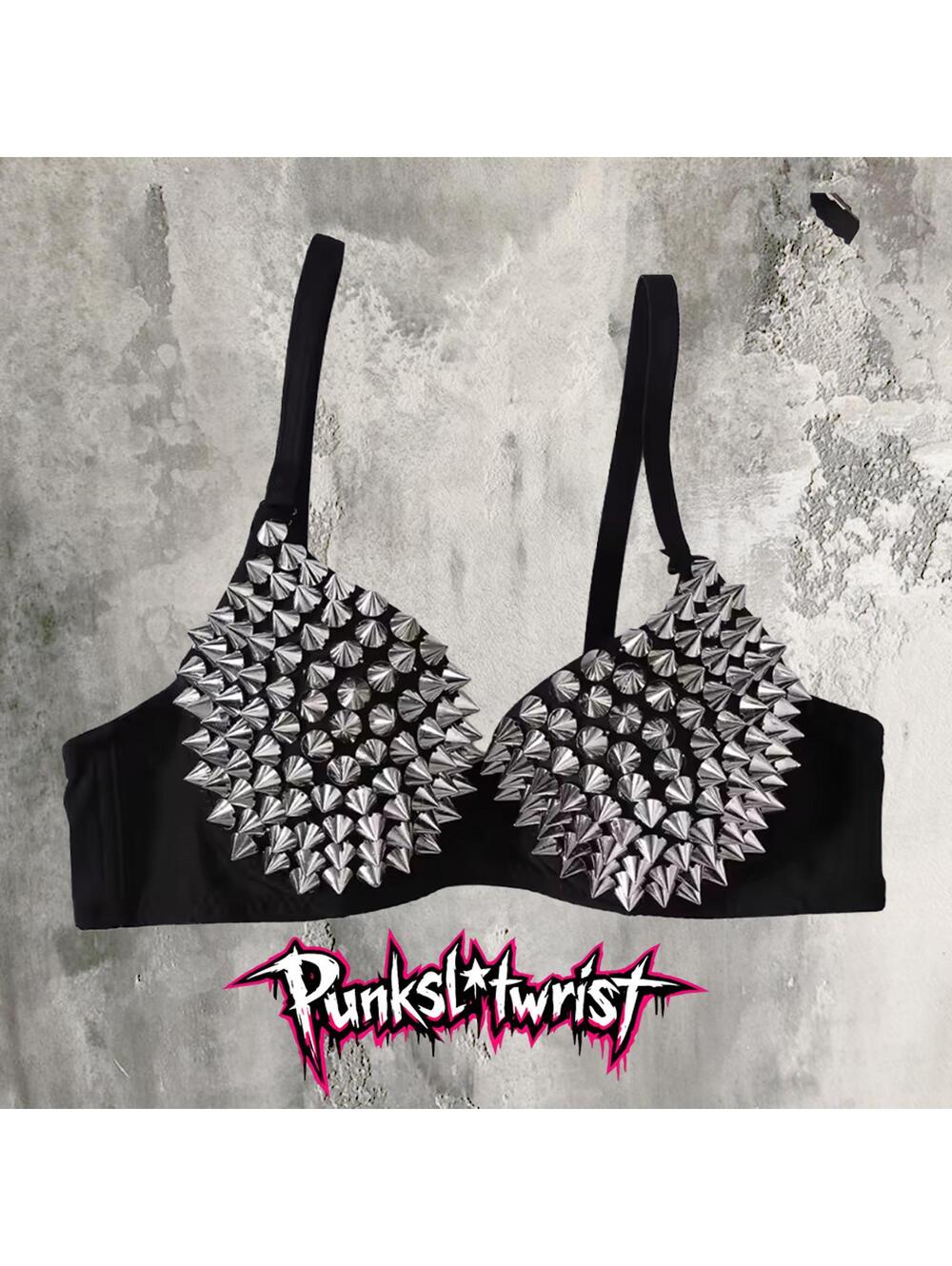 studded bra top